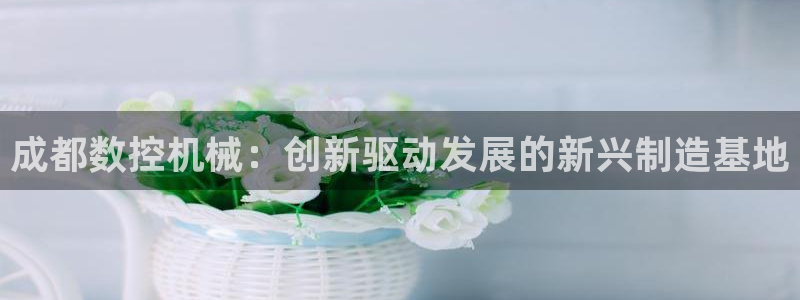 天辰娱乐 主管：成都数控机械：创新驱动发展的新兴制造基地