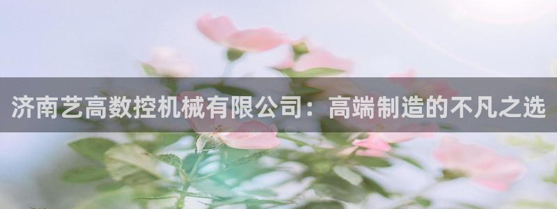 天辰娱乐客服:济南艺高数控机械有限公司:高端制造的不凡之选